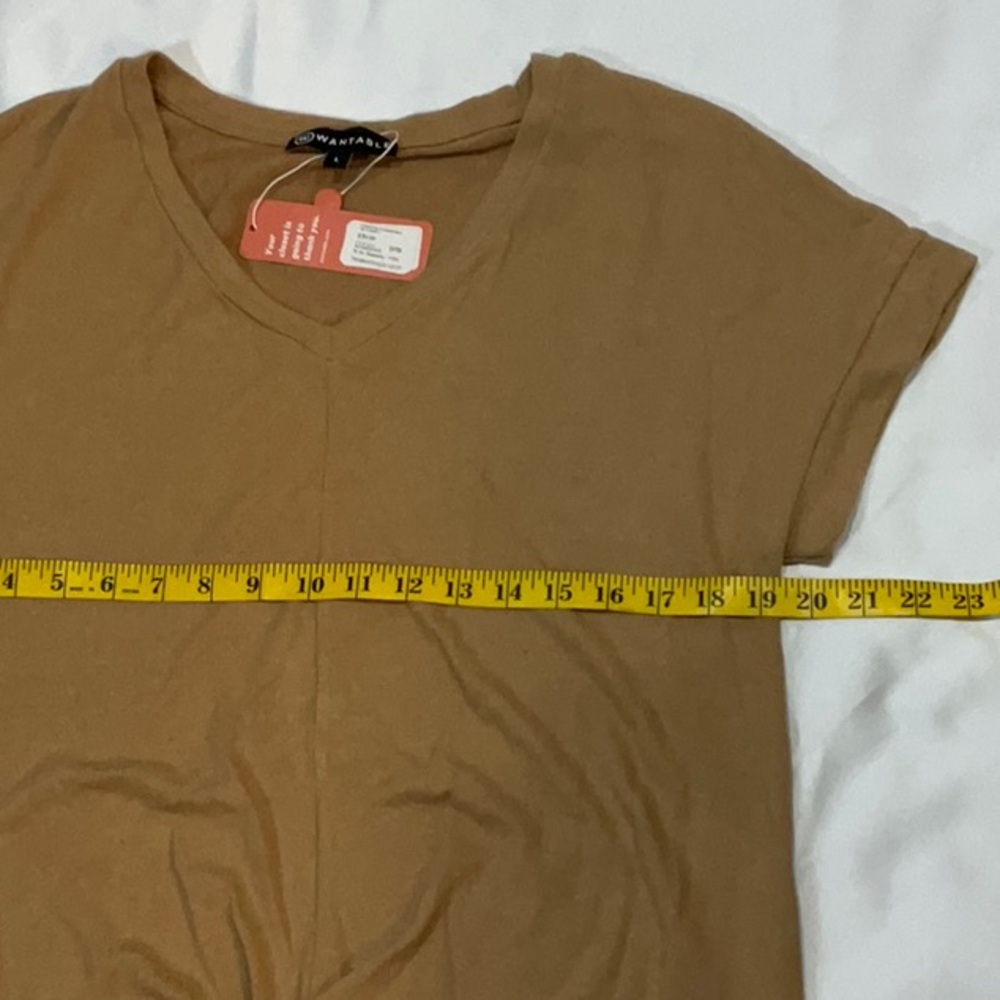 Wantable V-Neck Twist Front Top - Picture 4 of 6